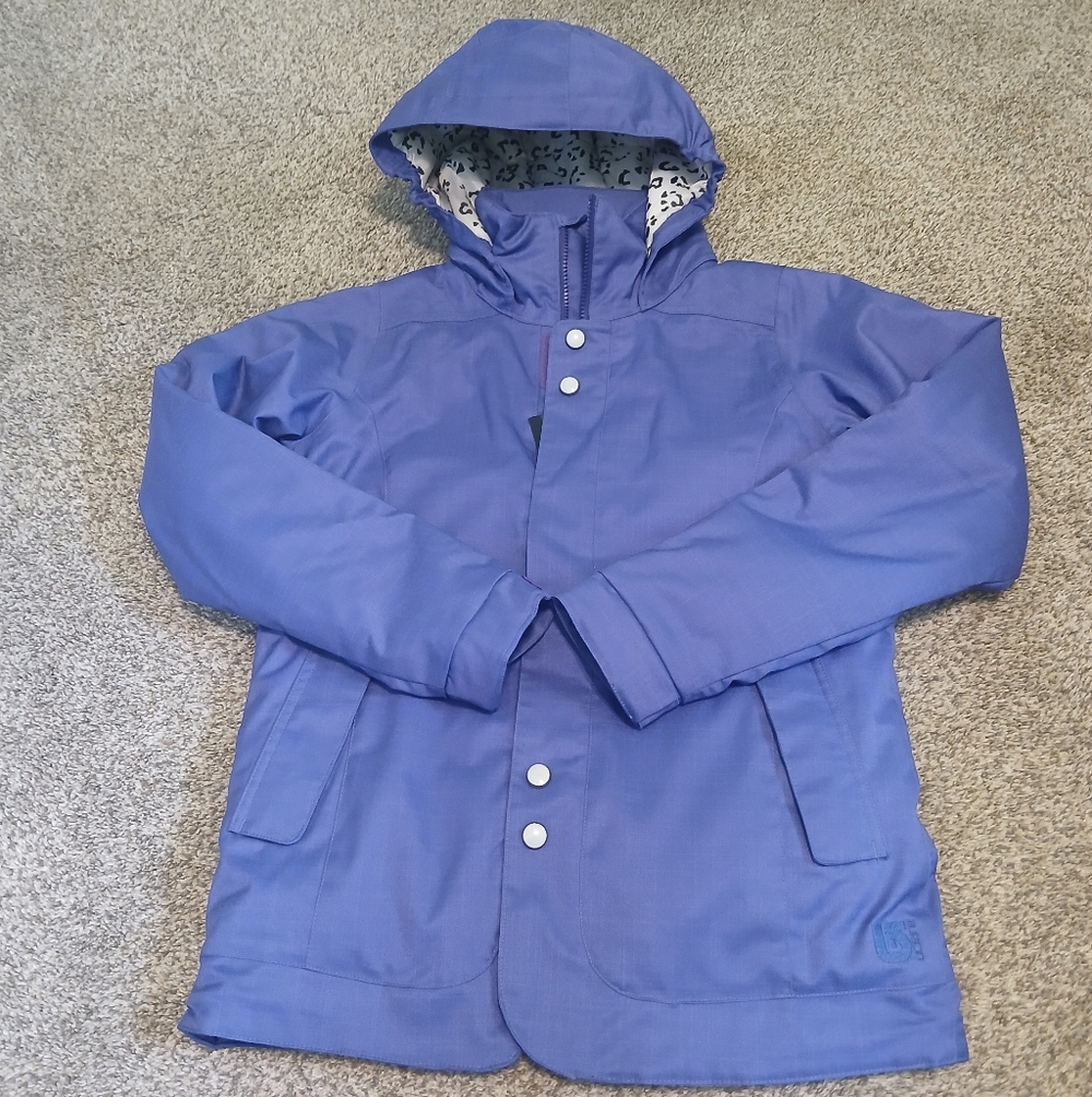 Burton Dryride Full Zip Purple Snowboard / Ski Coat Girls Size Large